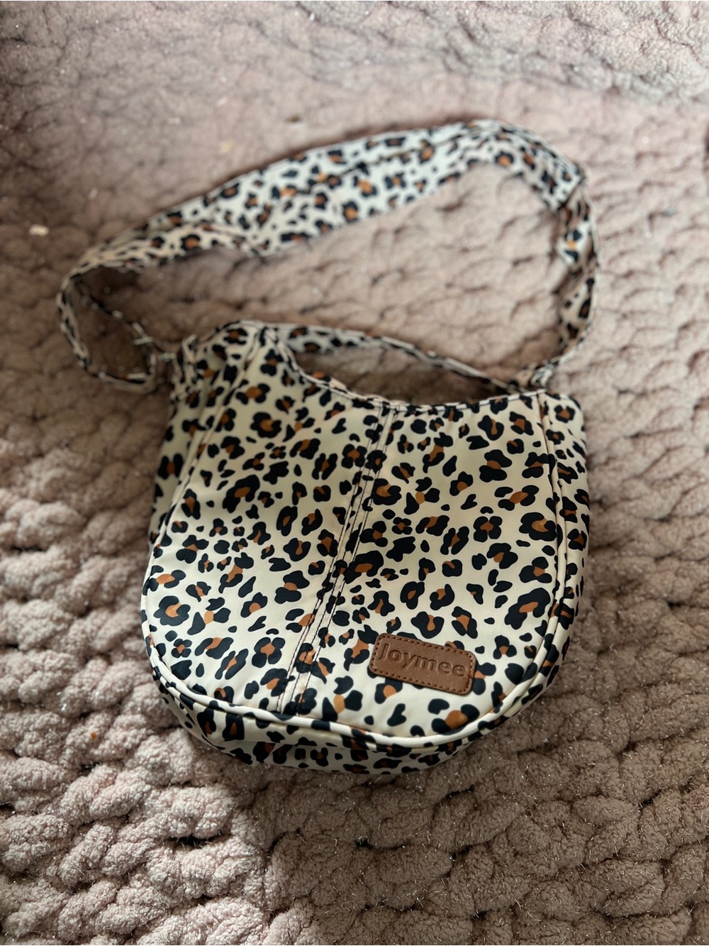 Leopard Print Crossbody Lunch Bag